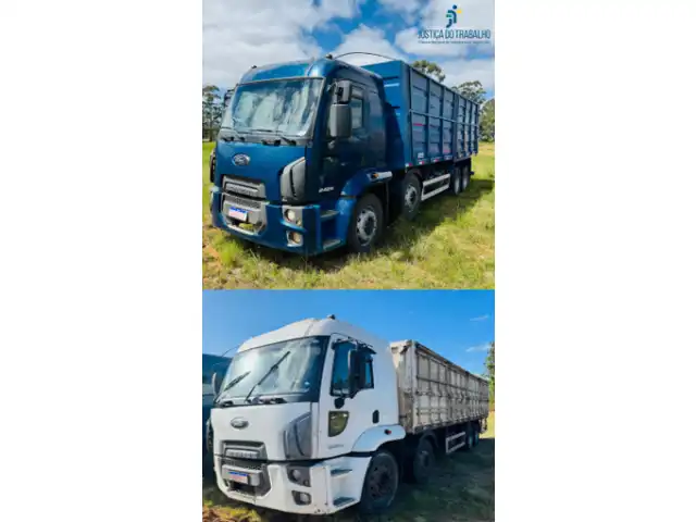 LEILÃO DE DOIS BITRUCK FORD CARGO