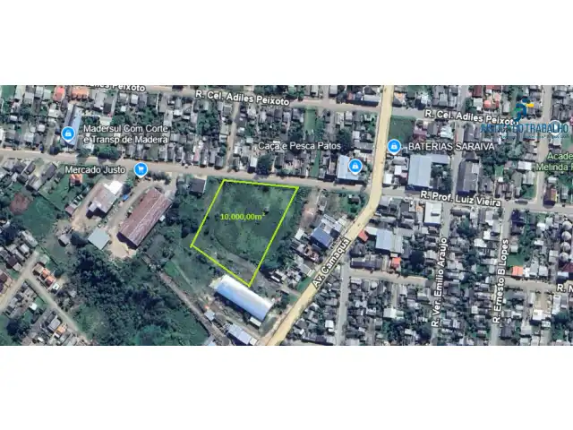 LEILÃO DE UM TERRENO COM 10.000M² NO CENTRO DE TAPES