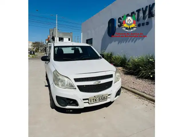 LEILÃO DE UMA CHEVROLET/MONTANA LS, ANO/MOD 2012/2012