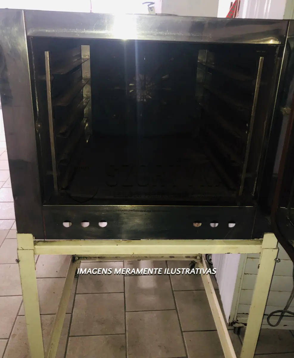LOTE 001 - 01 FORNO A GÁS E 01 ARMÁRIO DE CRESCIMENTO DE PÃES