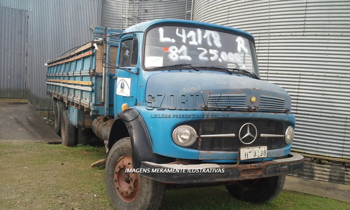 LOTE 001 - M.BENZ/ L 1313 2P  IHT-3838 1981