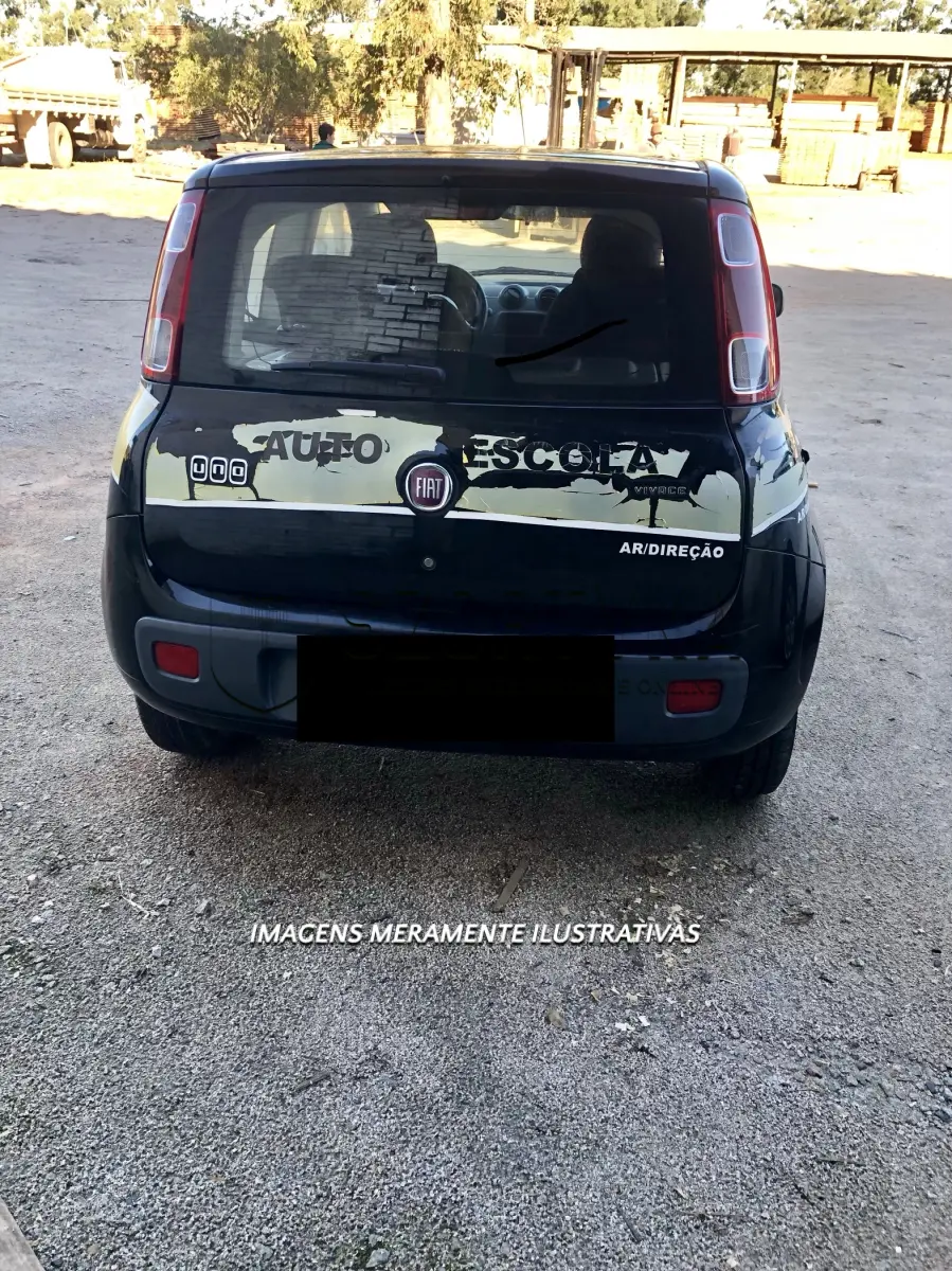 LOTE 011 - FIAT UNO VIVAVE 1.0, COMPLETO, ANO 2014.