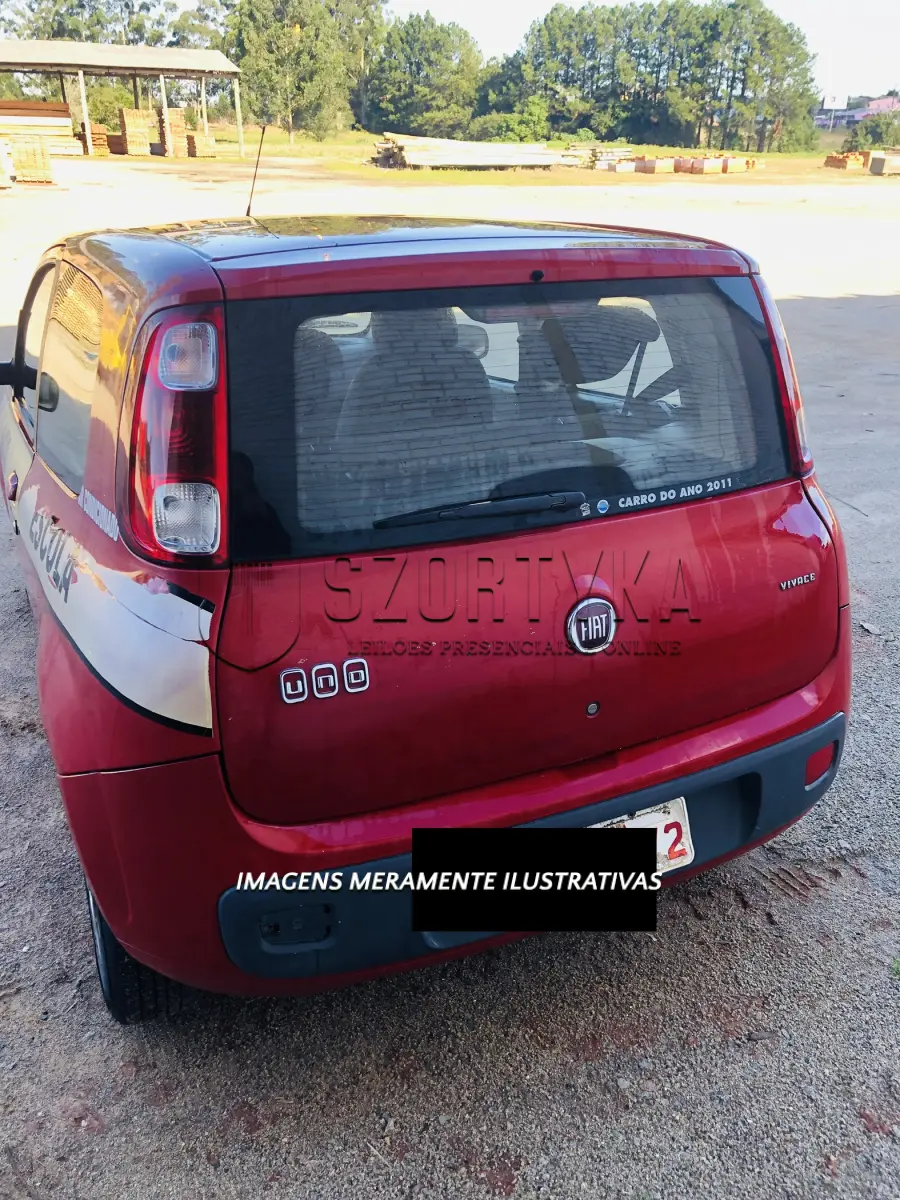 LOTE 013 - FIAT/UNO VIVACE 1.0, completo, ANO 2012.