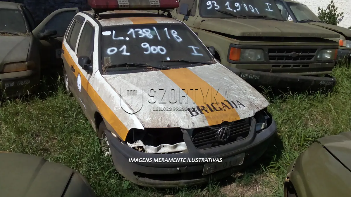 LOTE 138 - VW/GOL PATRULHEIRO 1.8 JBM-0100 2001