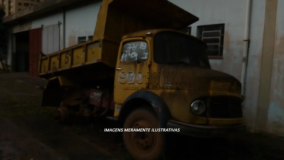 LOTE 077 - M BENZ/LK 1113, ANO 1981.
