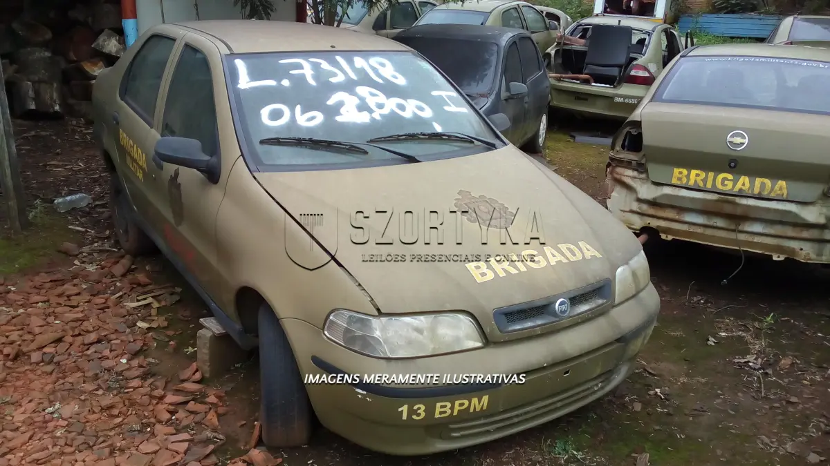 LOTE 073 - 01 FIAT/SIENA FIRE FLEX, ANO 2006 E 01 GM/PRISMA JOY,  ANO 2009.