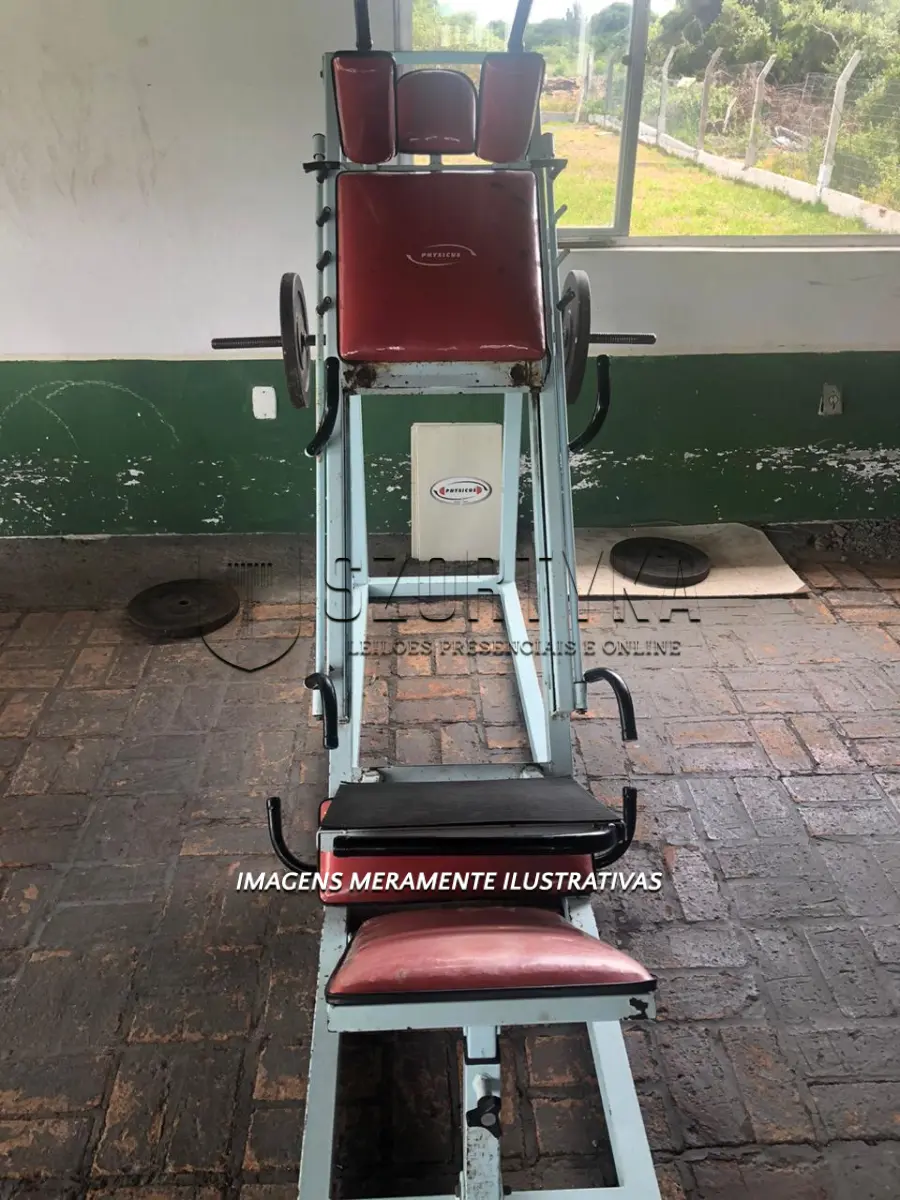 LOTE 001 - APARELHOS DE GINÁSTICA E MUSCULAÇÃO