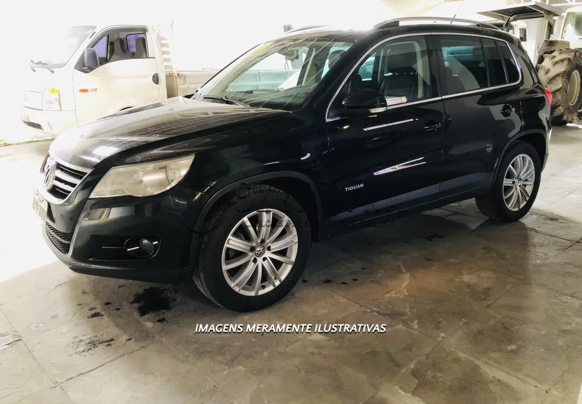 LOTE 001 - VW TIGUAN 2.0 TSI, ANO/MOD 2010, COR PRETA.