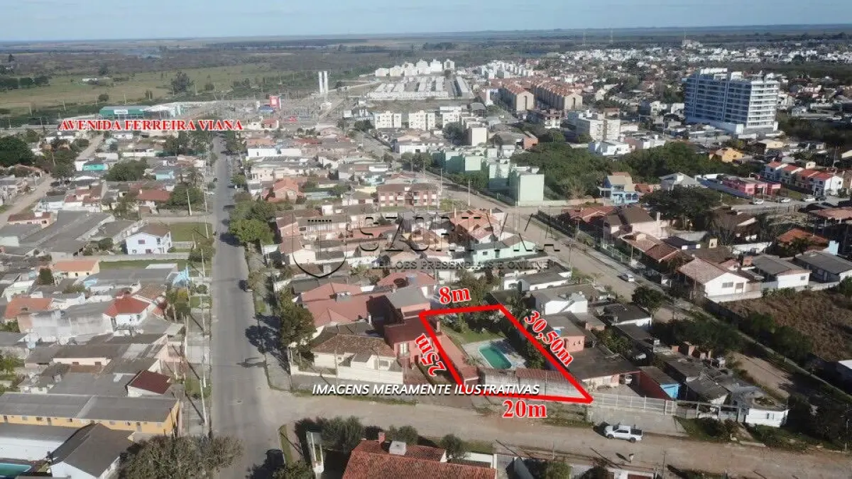 LOTE 001 - UM TERRENO NO LOTEAMENTO ARANALDE, NA CIDADE DE PELOTAS
