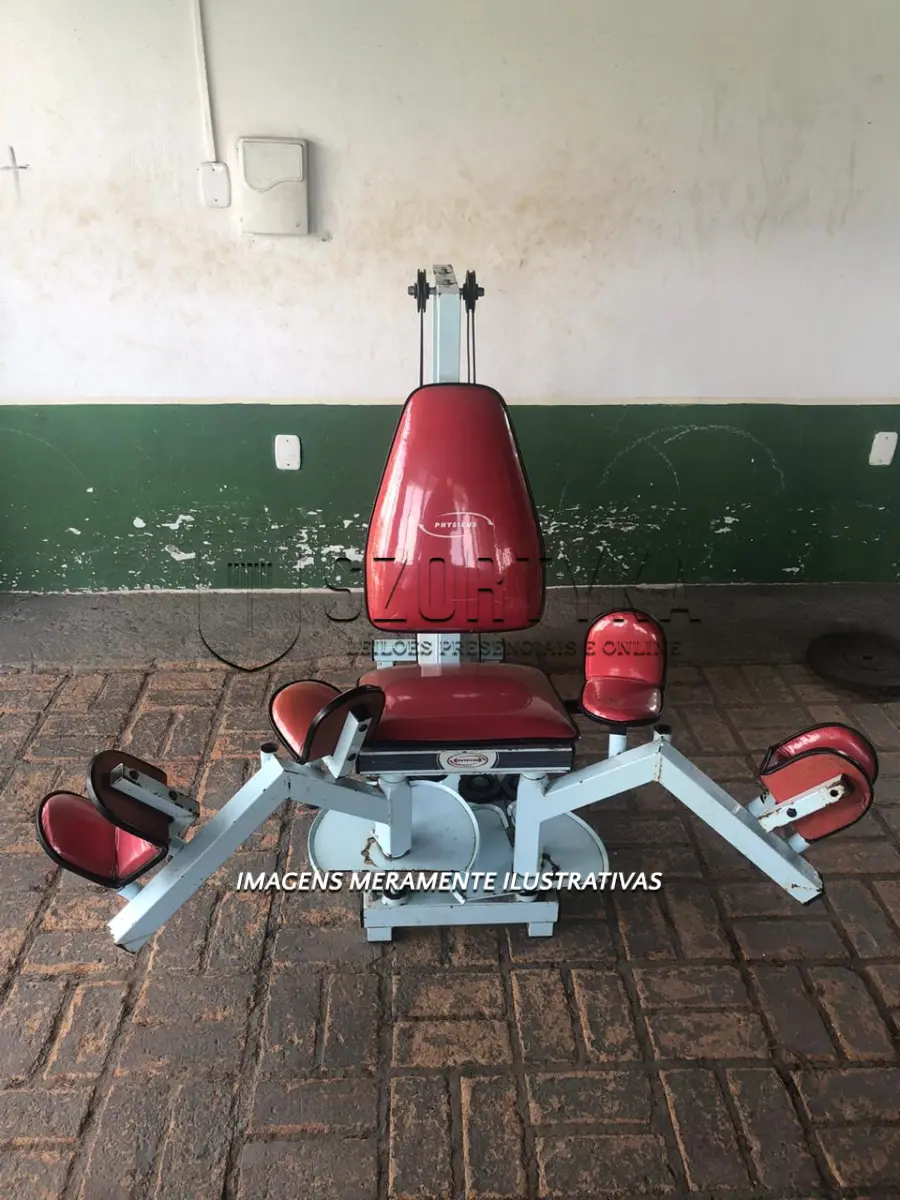 LOTE 001 - APARELHOS DE GINÁSTICA E MUSCULAÇÃO