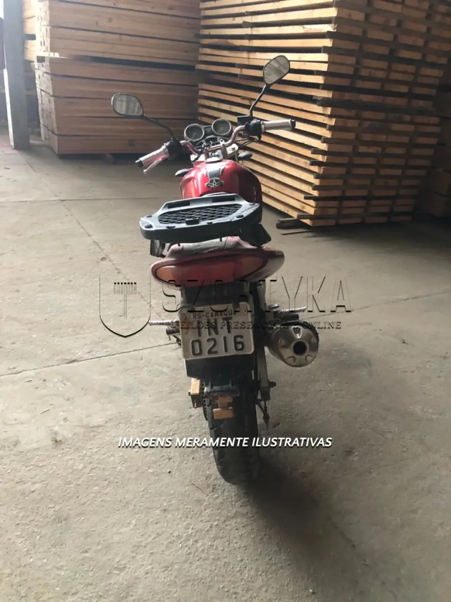 LOTE 000 - MOTOCICLETA YAMAHA/FAZER YS250, ANO/MOD 2007
