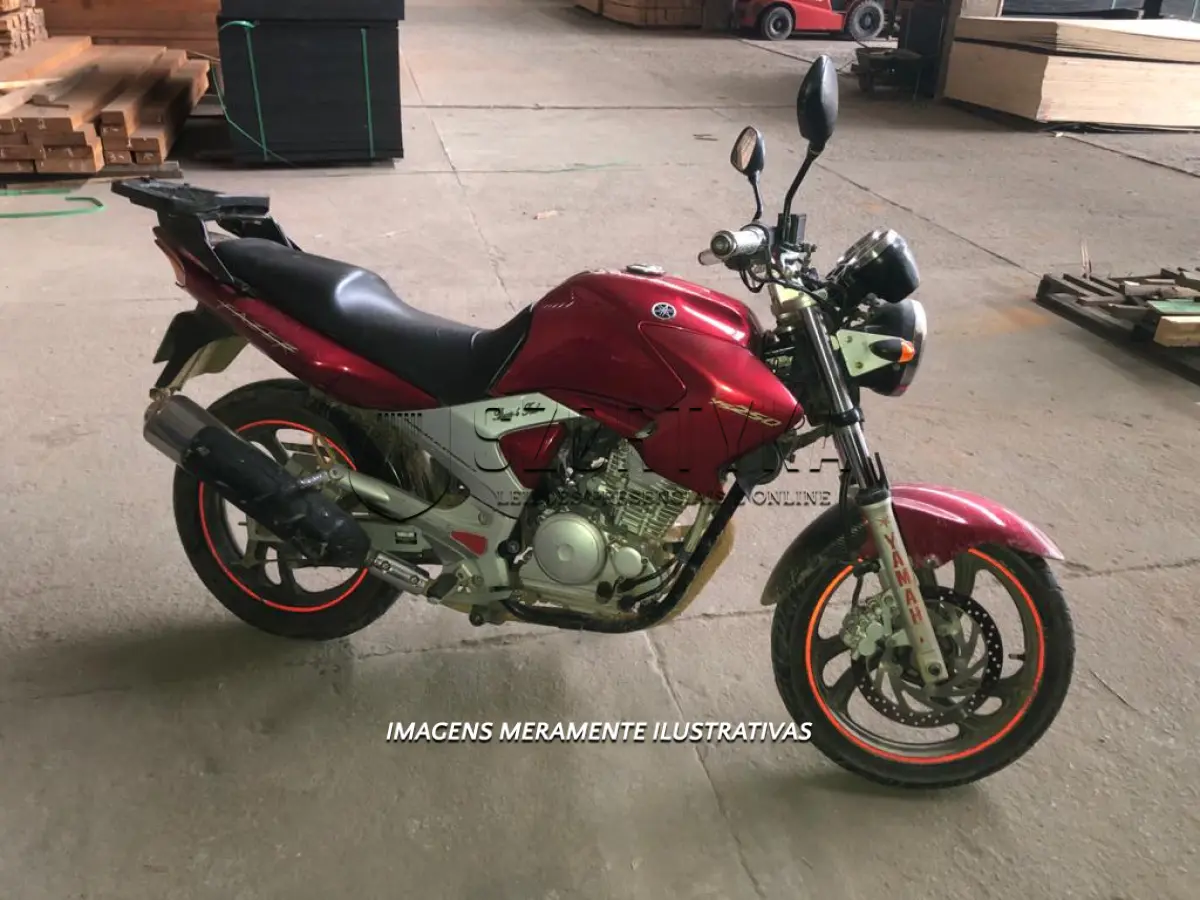 LOTE 000 - MOTOCICLETA YAMAHA/FAZER YS250, ANO/MOD 2007