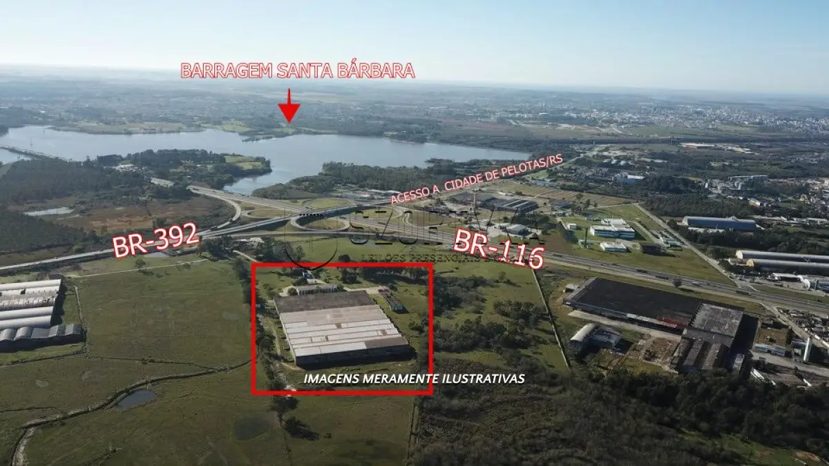 LOTE  - UM IMÓVEL INDUSTRIAL COM 93.101,00m²
