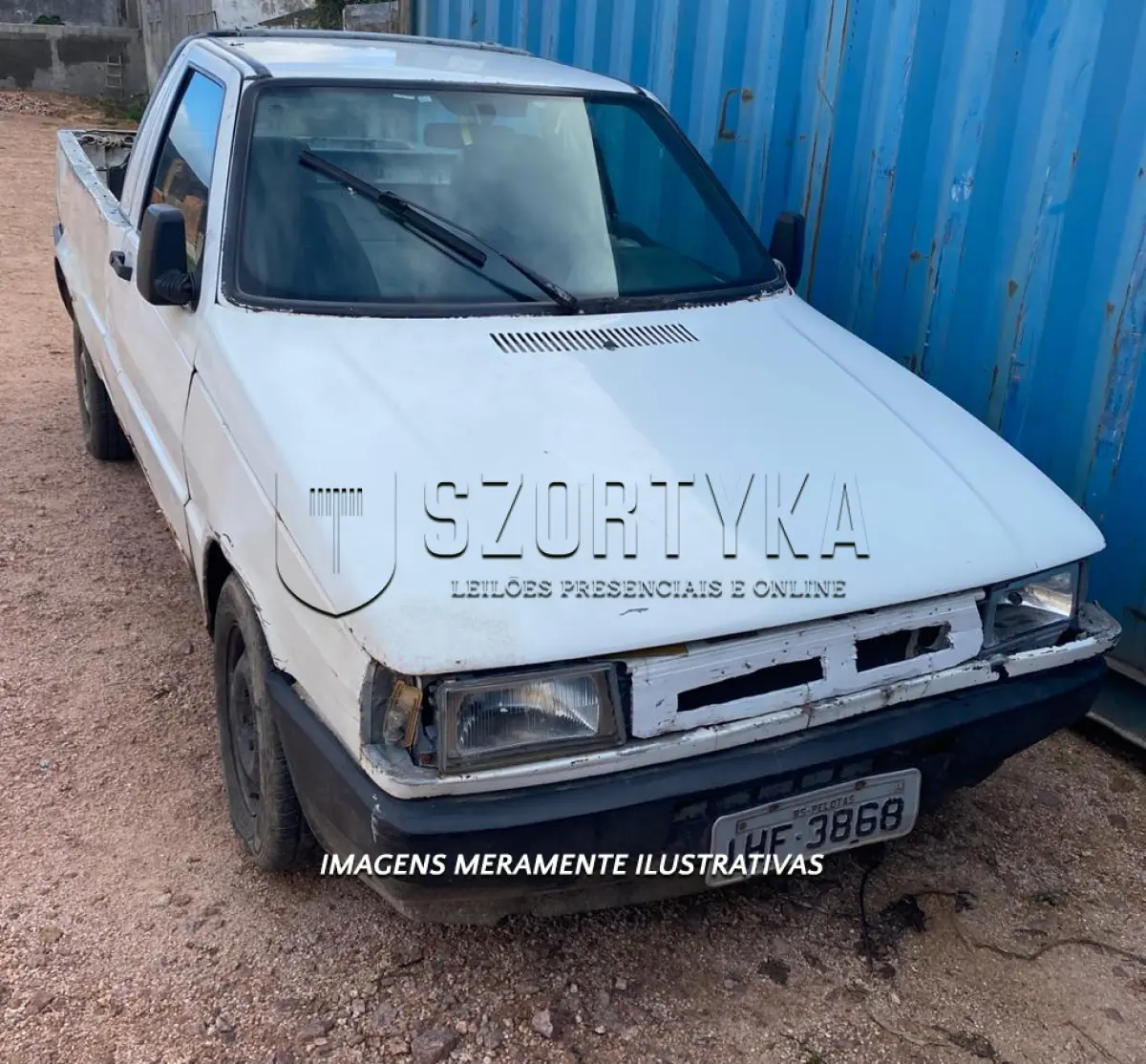 LOTE 001 - Leilão de uma Fiat Fiorino Working 1998