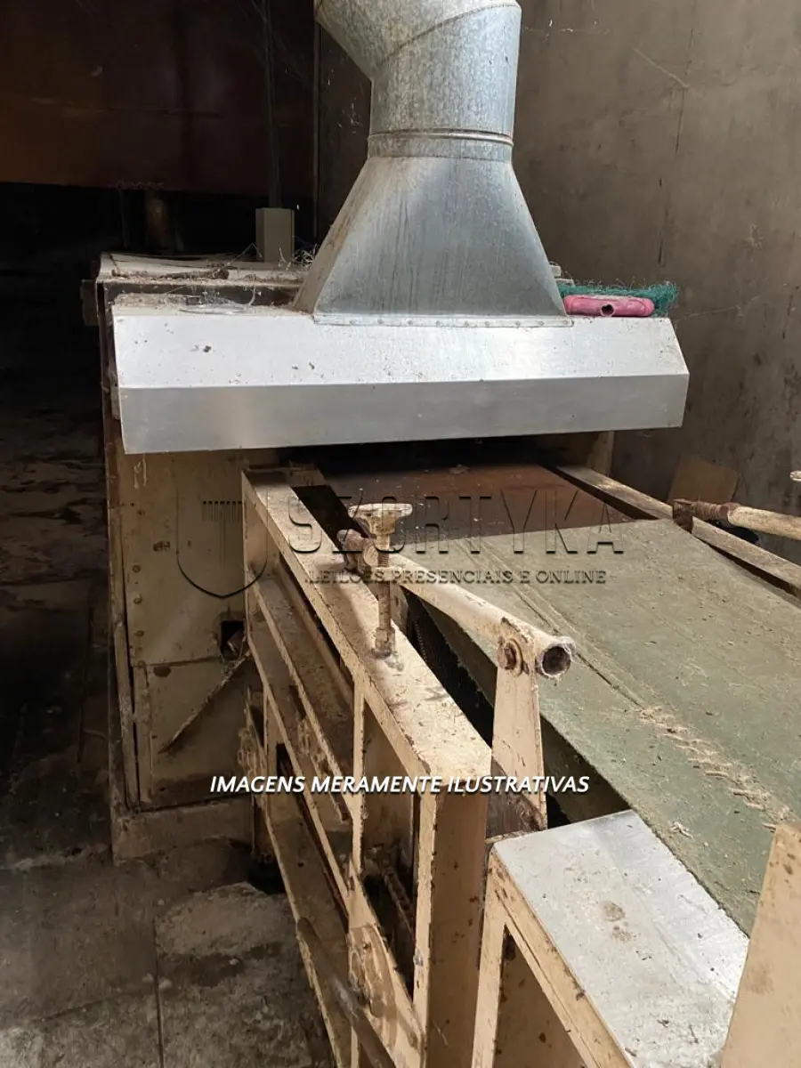 LOTE  - Leilão de um forno industrial elétrico para bolachas e biscoitos com 20 metros
