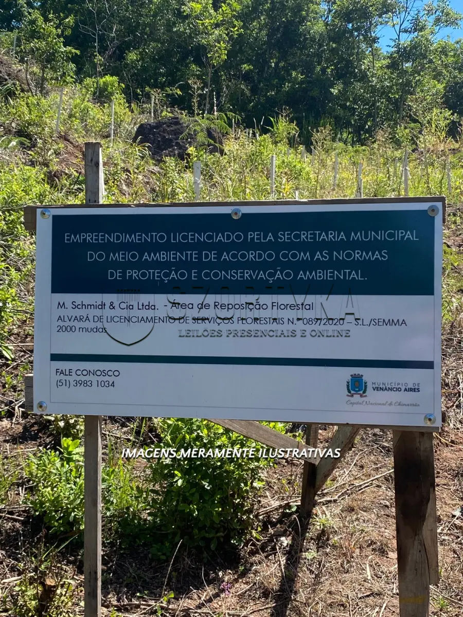 LOTE 001 - Leilão de uma fração de terras de 23.780,00m² em Venâncio Aires