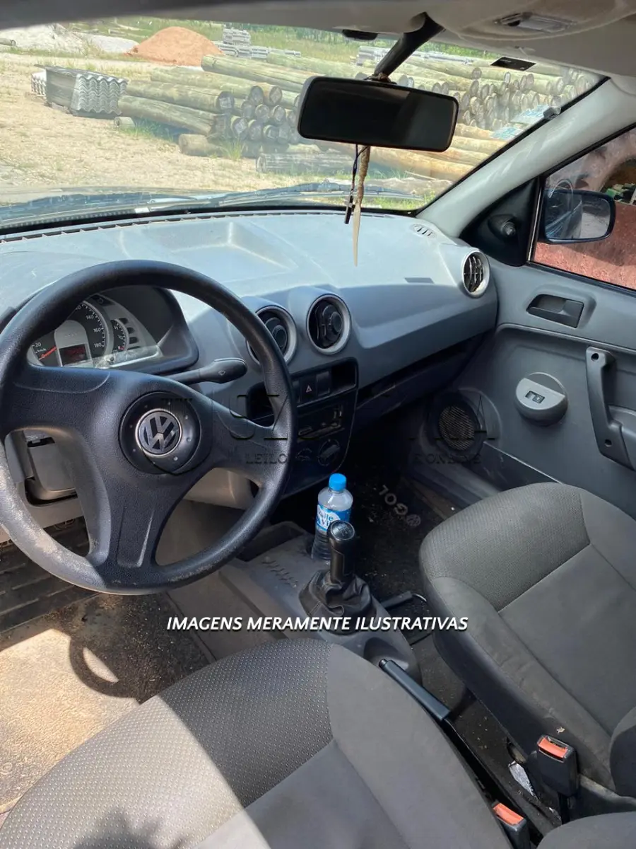 LOTE 001 - VW/GOL 1.0 GIV, ano/modelo 2008/2009