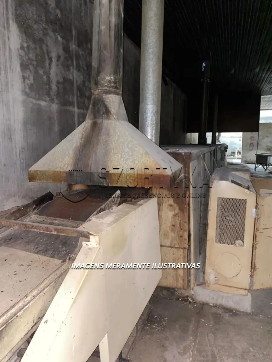 LOTE  - Leilão de um forno industrial elétrico para bolachas e biscoitos com 20 metros