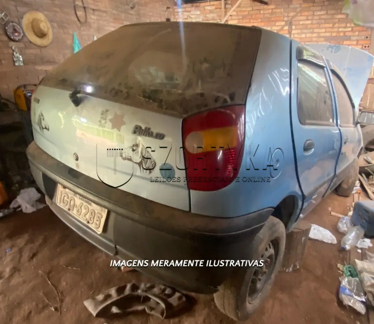 LOTE 001 - UM FIAT PALIO ED, 1997