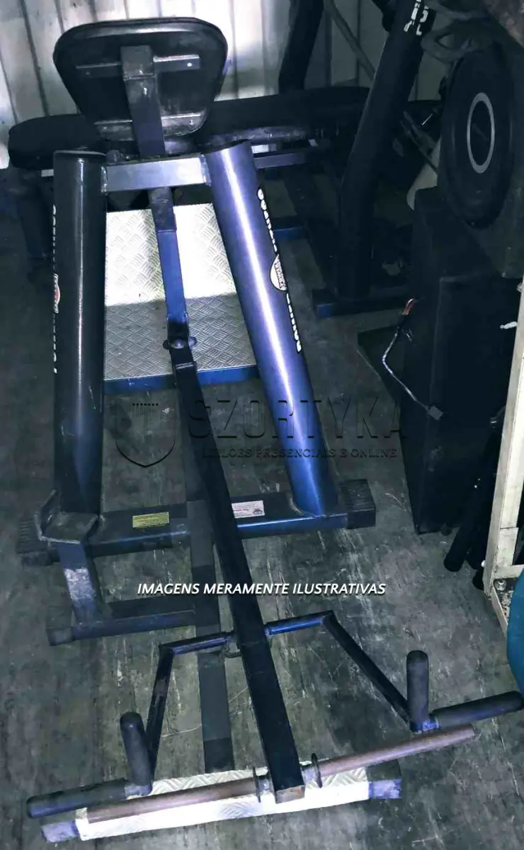 LOTE 001 - APARELHO DE MUSCULAÇÃO REMADA CAVALINHO, MARCA POWER FITNESS