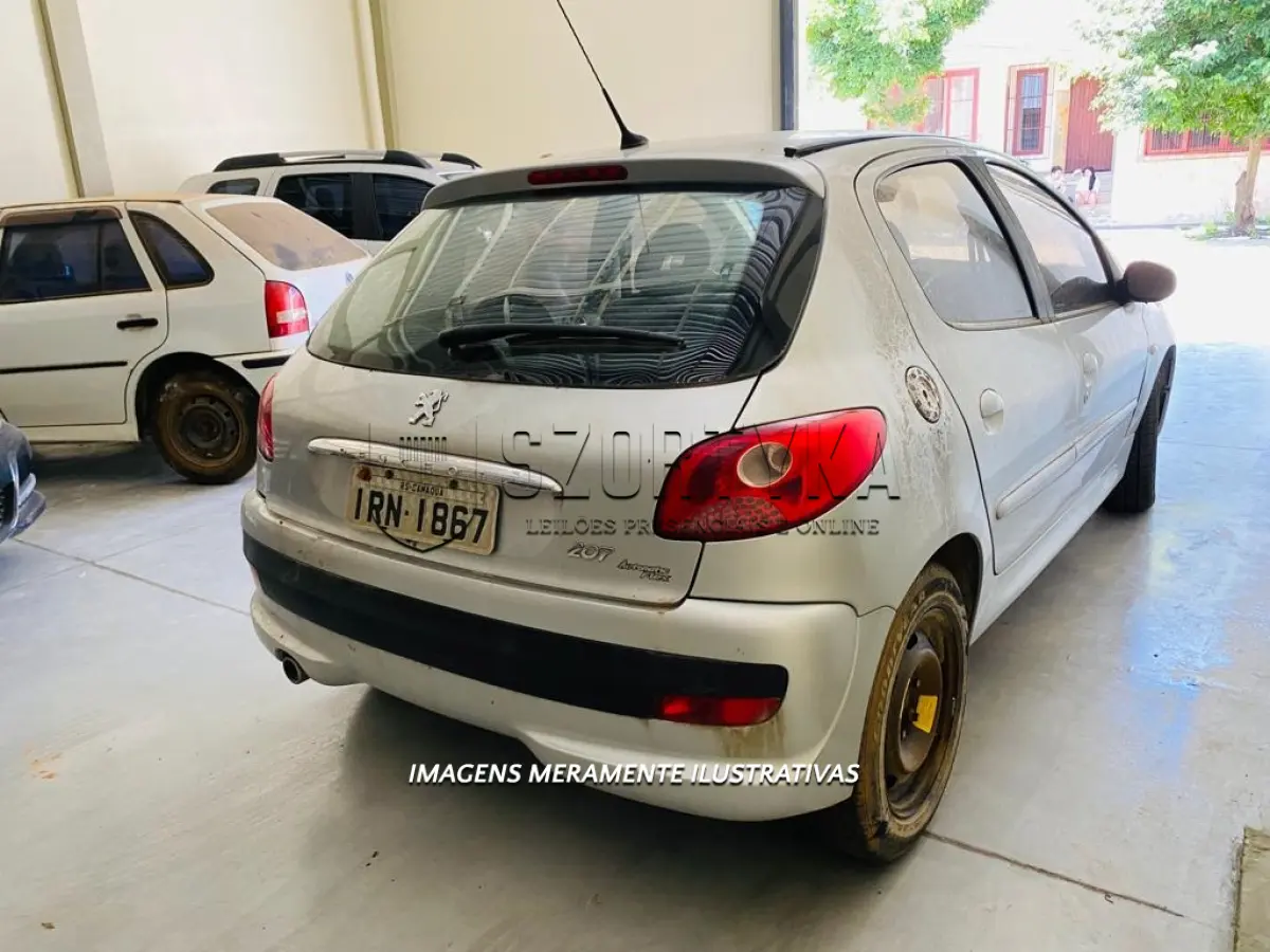 LOTE 001 - PEUGEOT/207 HB XS AUT., ANO/MOD 2010/2011
