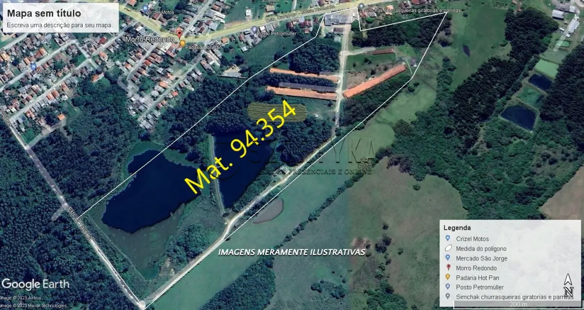 LOTE 006 - INCUBATÓRIO DE  FRANGOS COMPLETO,  COM ÁREA DE 140.004,00M², EM MORRO REDONDO
