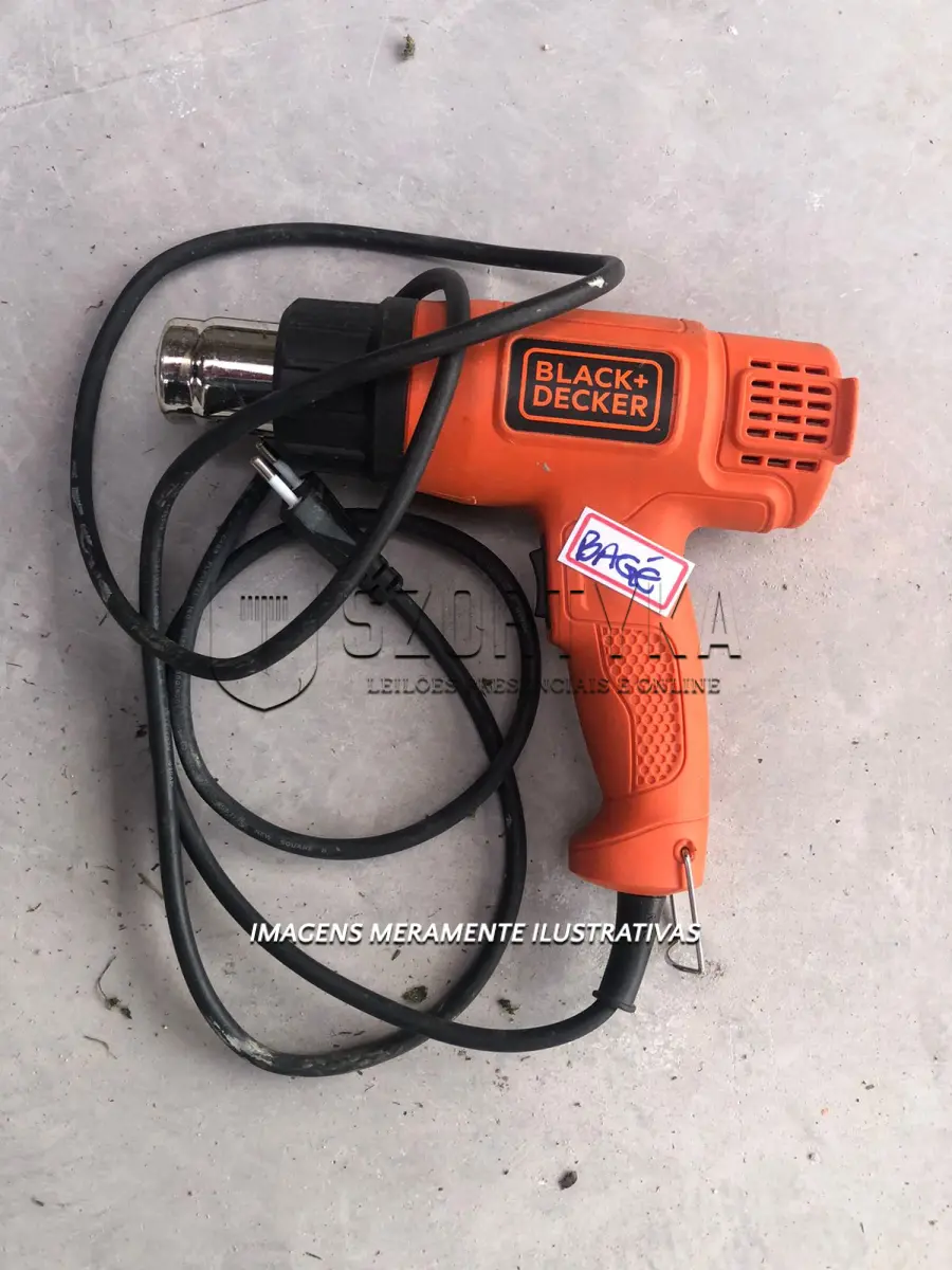 LOTE 046 - SOPRADOR TÉRMICO 1500W/220V BLACK & DECKER
