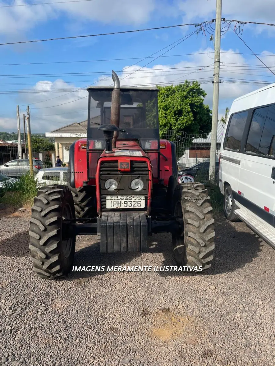 LOTE 008 - TRATOR MASSEY FERGUSON 283 ANO 2008