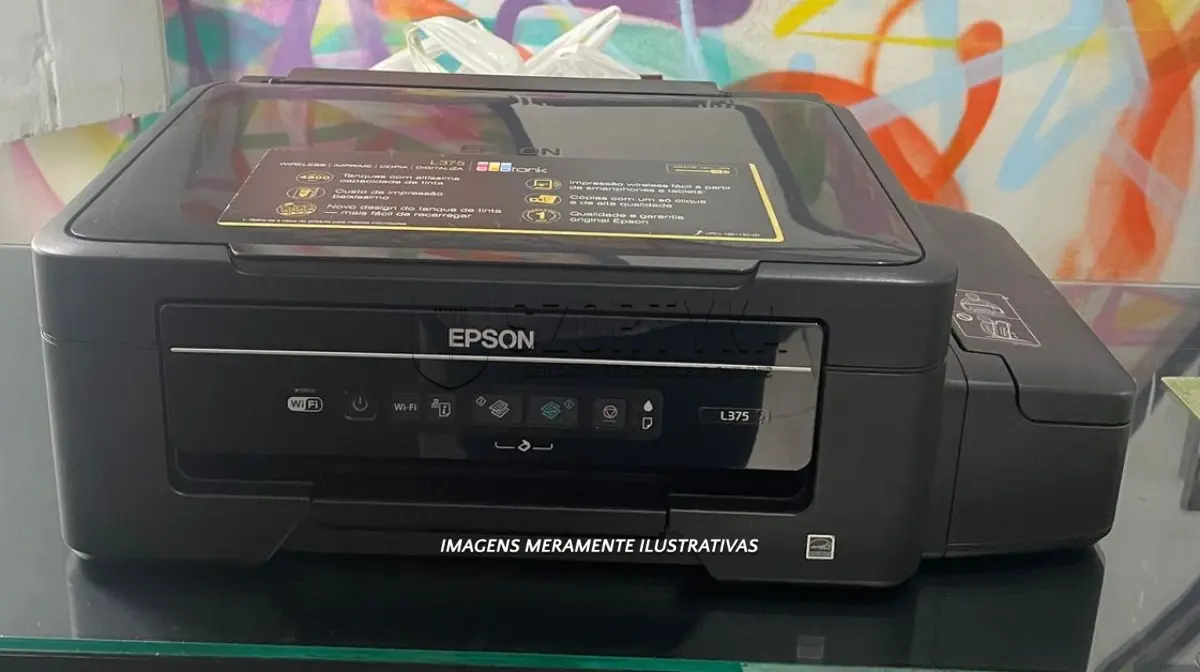 LOTE 001 - IMPRESSORA JATO DE TINTA, EPSON L375