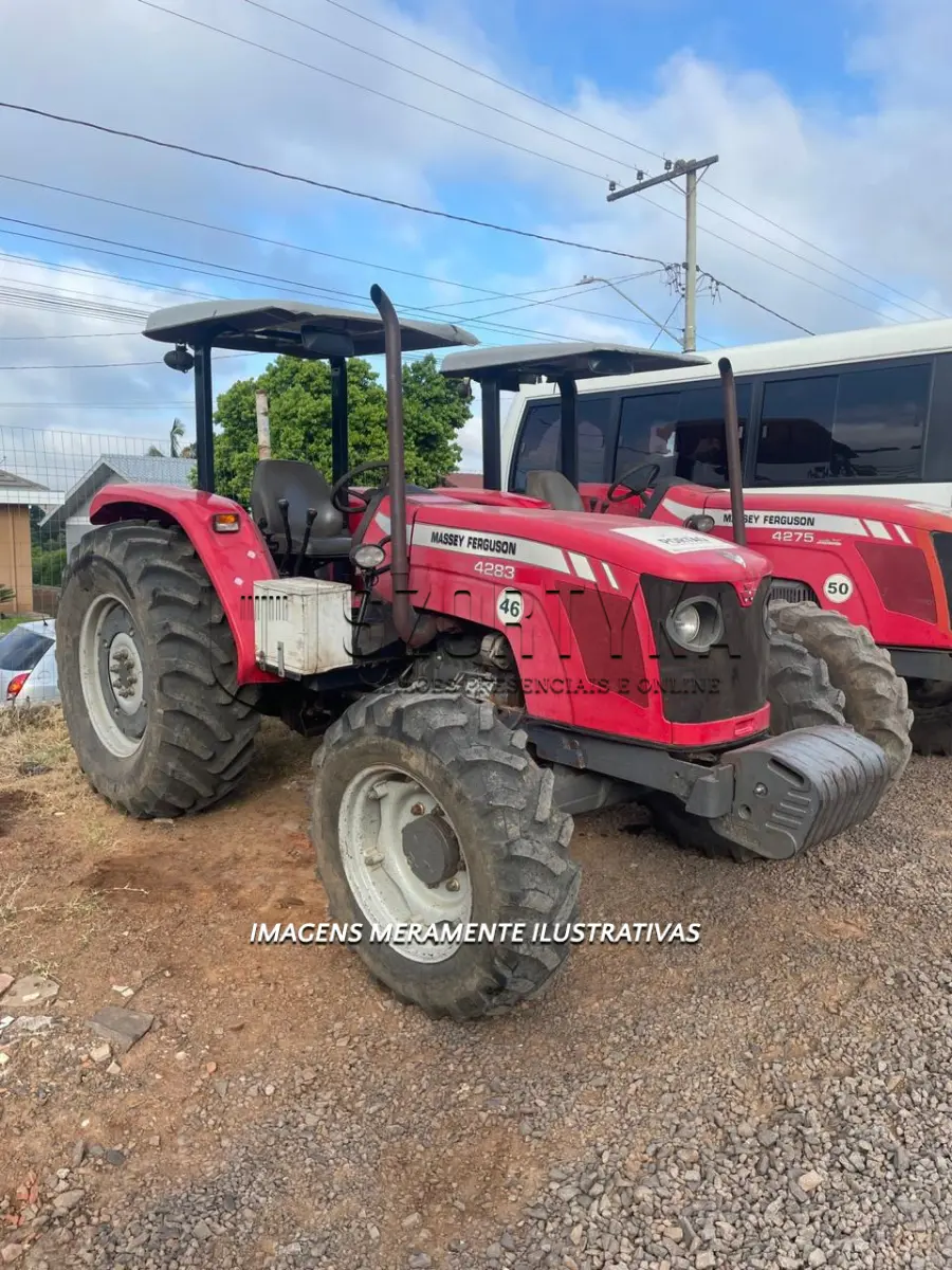 LOTE 007 - TRATOR MASSEY FERGUSON 4283 2014