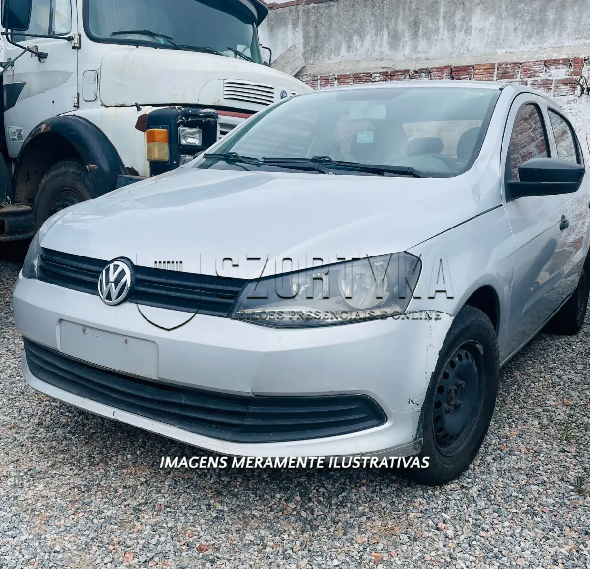 LOTE 003 - VW/VOYAGE, placas IWS5878, cor prata, ano/mod 2014/2015