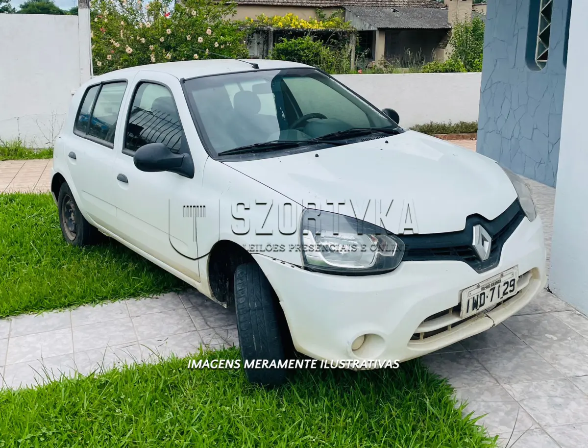 LOTE 007 - RENAULT/CLIO, placas IWD7129, cor branca, ano/mod 2014/2015