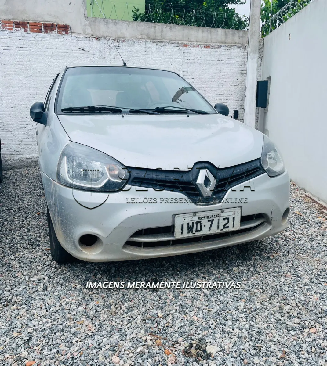 LOTE 006 - RENAULT/CLIO, placas IWD7121, cor prata, ano/mod 2014/2015