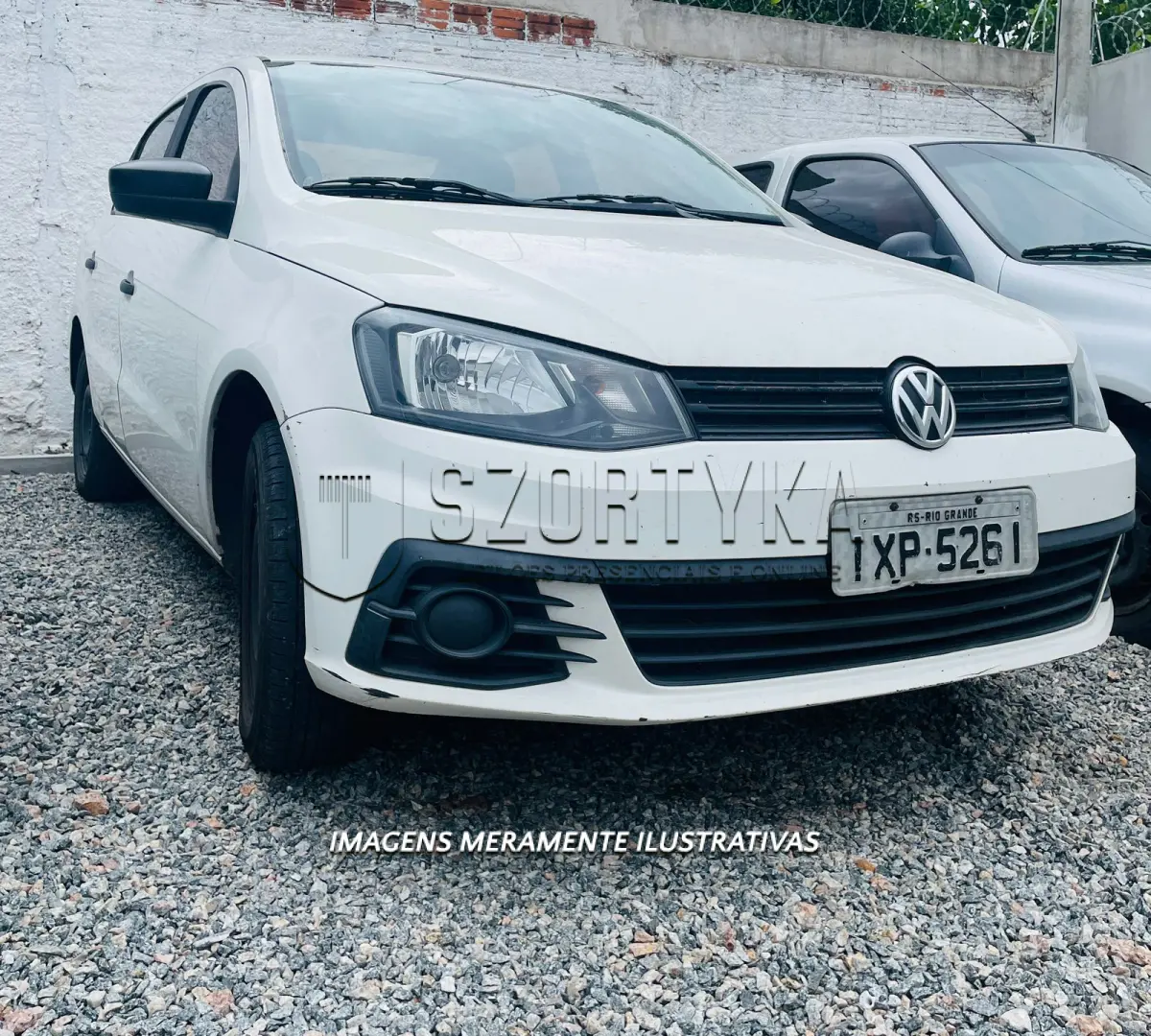 LOTE 002 - VW/VOYAGE, placas IXP5261, cor branca, ano/mod 2016/2017