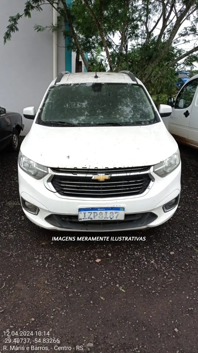 LOTE 001 - Chevrolet, Spin Premier 1.8L MT, 2019/2020, 07 lugares
