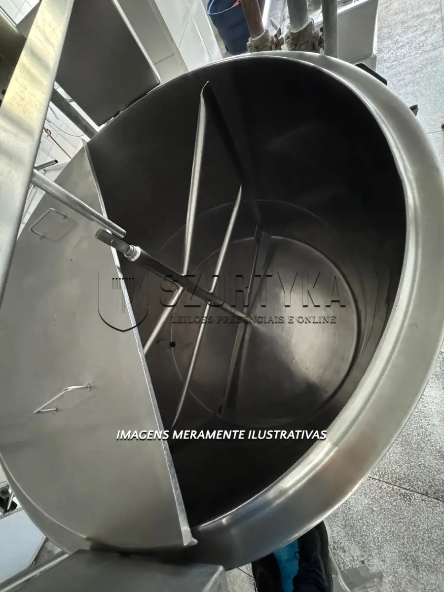 LOTE 001 - Tanque inox para fabricação de iogurte marca TECNOINOX