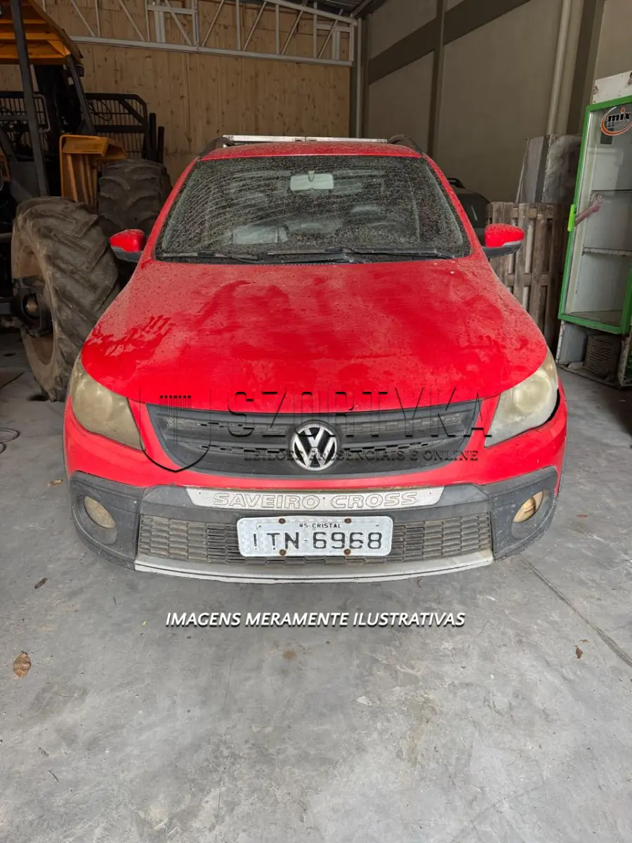 LOTE 001 - VW/SAVEIRO CROSS 1.6 CE,  2012/2013