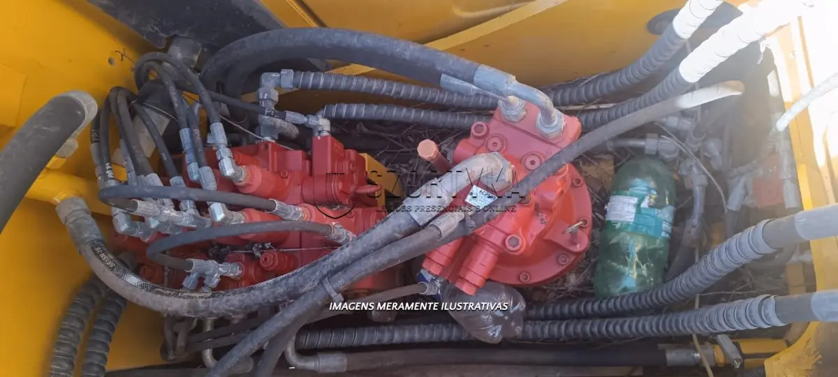 LOTE 009 - ESCAVADEIRA HIDRÁULICA LIUGONG 915E, ANO 2019 MOTOR DIESEL TURBO
