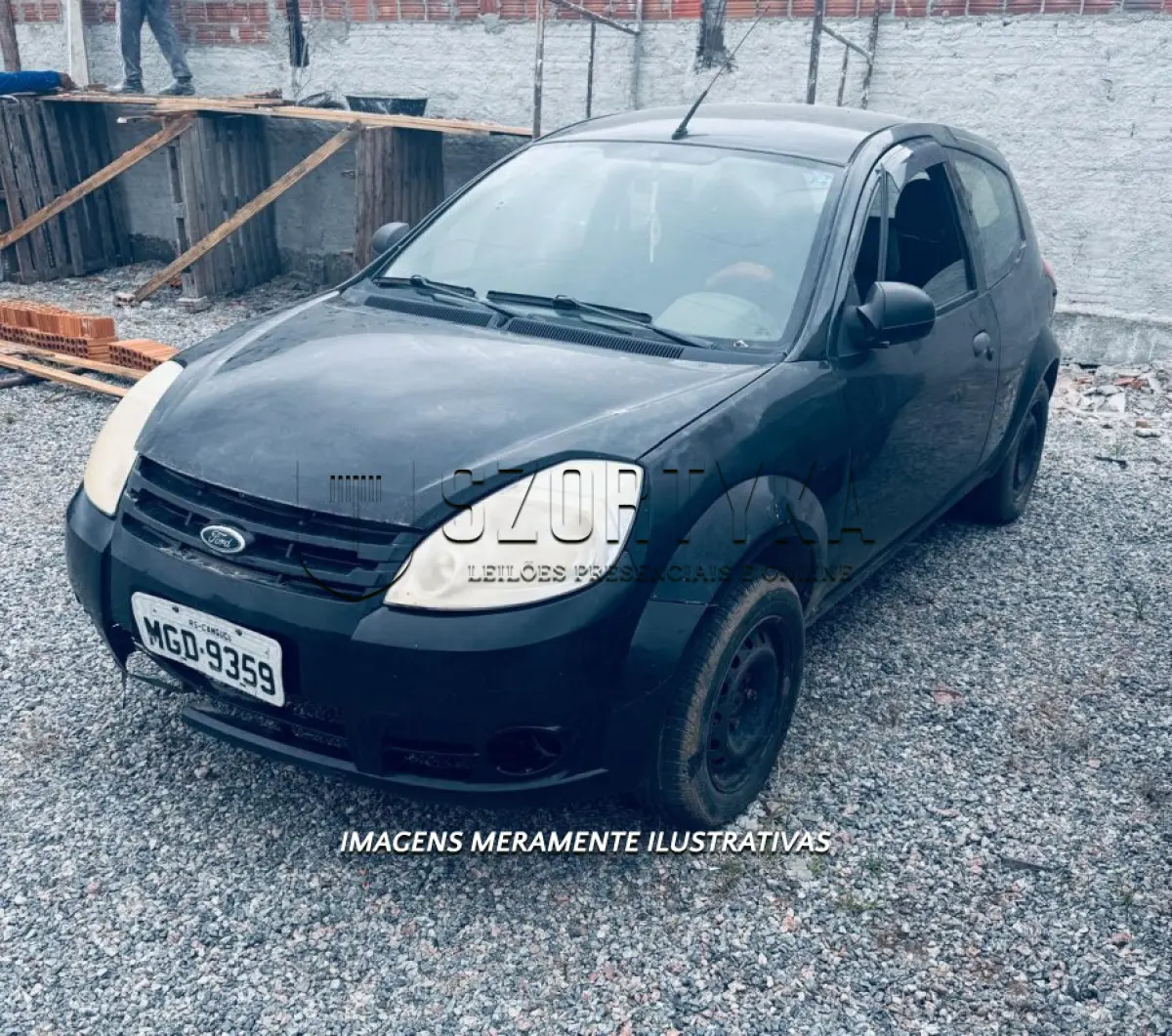 LOTE 001 - FORD/KA FLEX, ANO/MOD 2008/2009