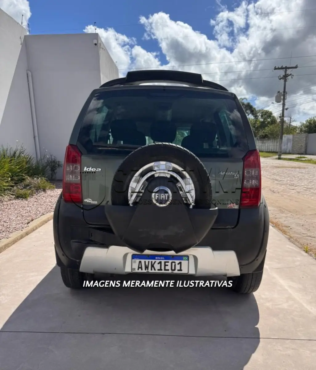 LOTE 001 - FIAT IDEA ADVENTURE FLEX,  2007