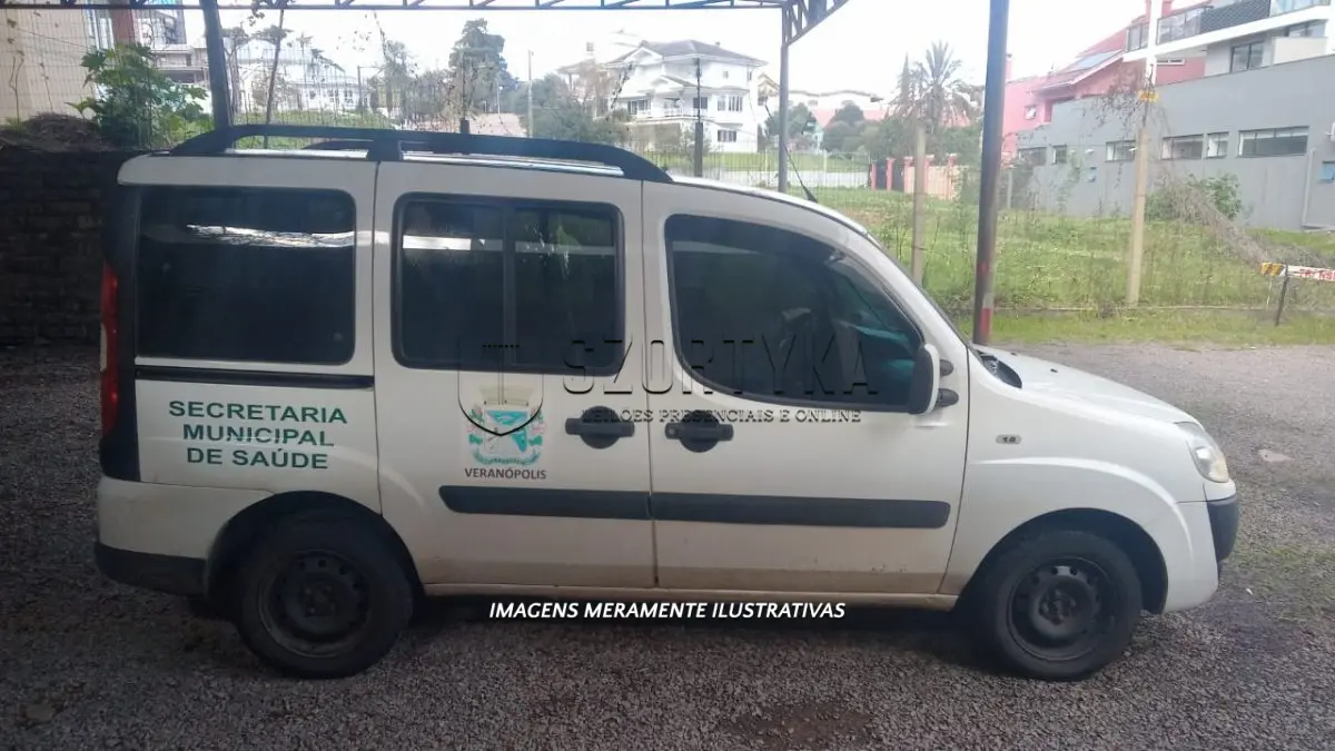 LOTE 005 - VEÍCULO FIAT/DOBLO PLACAS IVD2I23 ANO/MOD 2014, COR BRANCA.