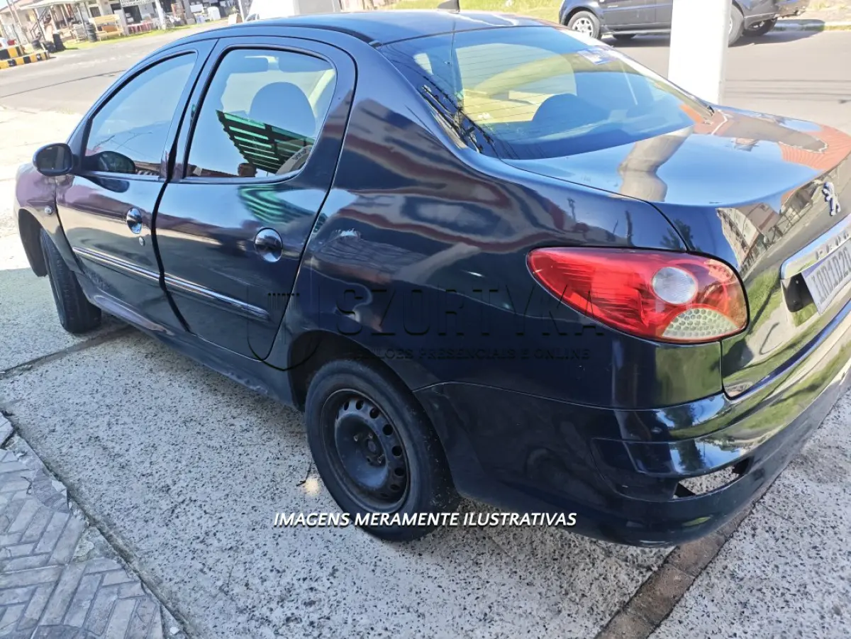LOTE 001 - VEÍCULO PEUGEOT/207, PASSION XR 2010/2011, COR PRETA