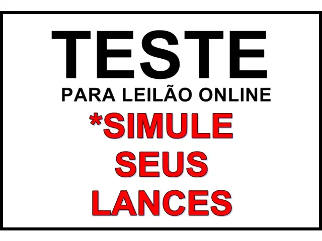 Leilão Teste
