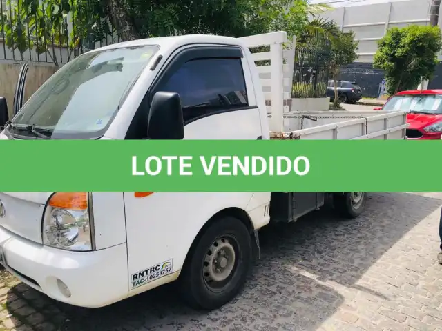 LEILÃO DE UM HYUNDAI/HR HDB, placas IOJ7404,  ano/mod 2007/2008