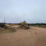 1.500M³ DE AREIA NÃO PENEIRADAS