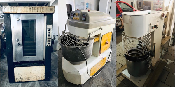 LEILÃO DE UMA AMASSADEIRA, UMA BATEDEIRA E UM FORNO A GÁS