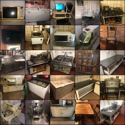 LEILÃO DE DIVERSOS BENS PARA RESTAURANTE