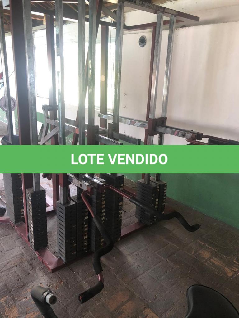 LEILÃO DE  APARELHOS DE GINÁSTICA E MUSCULAÇÃO