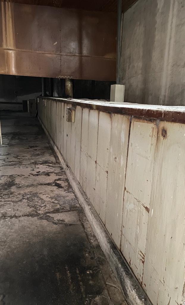 Leilão de um forno industrial elétrico para bolachas e biscoitos com 20 metros