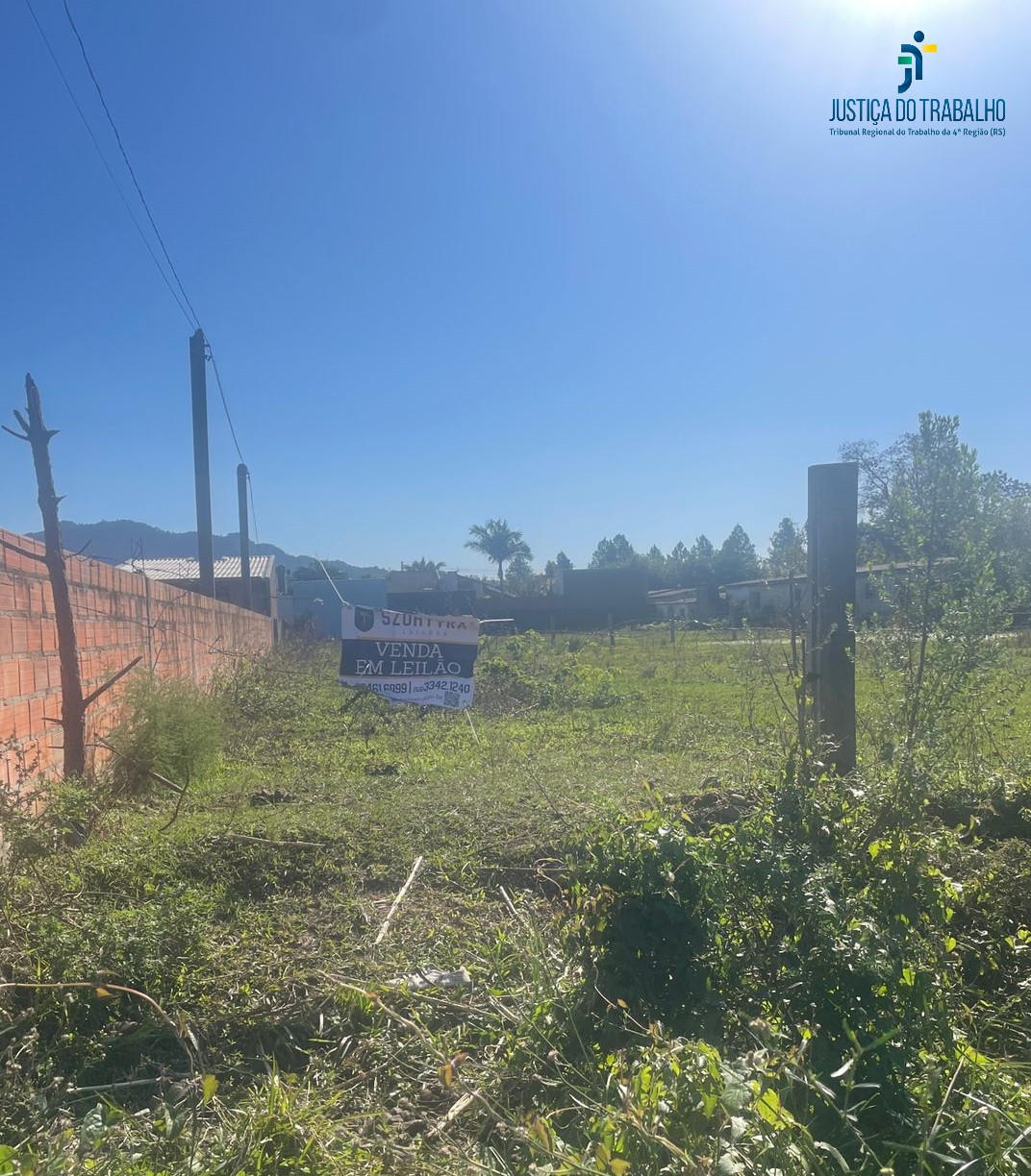 LEILÃO DE UM TERRENO COM 286,38M² EM CANDELÁRIA